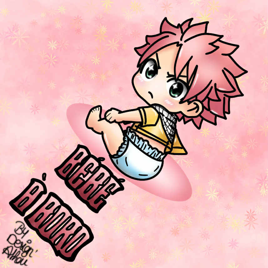 Baby Natsu Fairy Tail « bébé à bord »