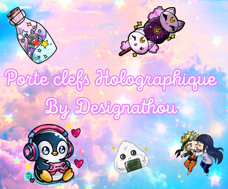 PORTE CLEFS HOLOGRAPHIQUE